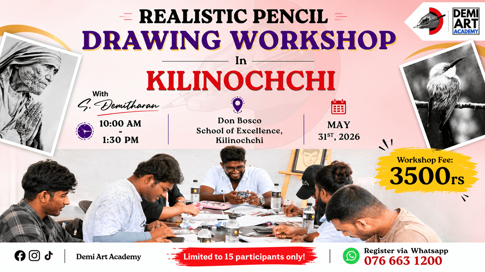 Realistic Pencil Drawing Workshop